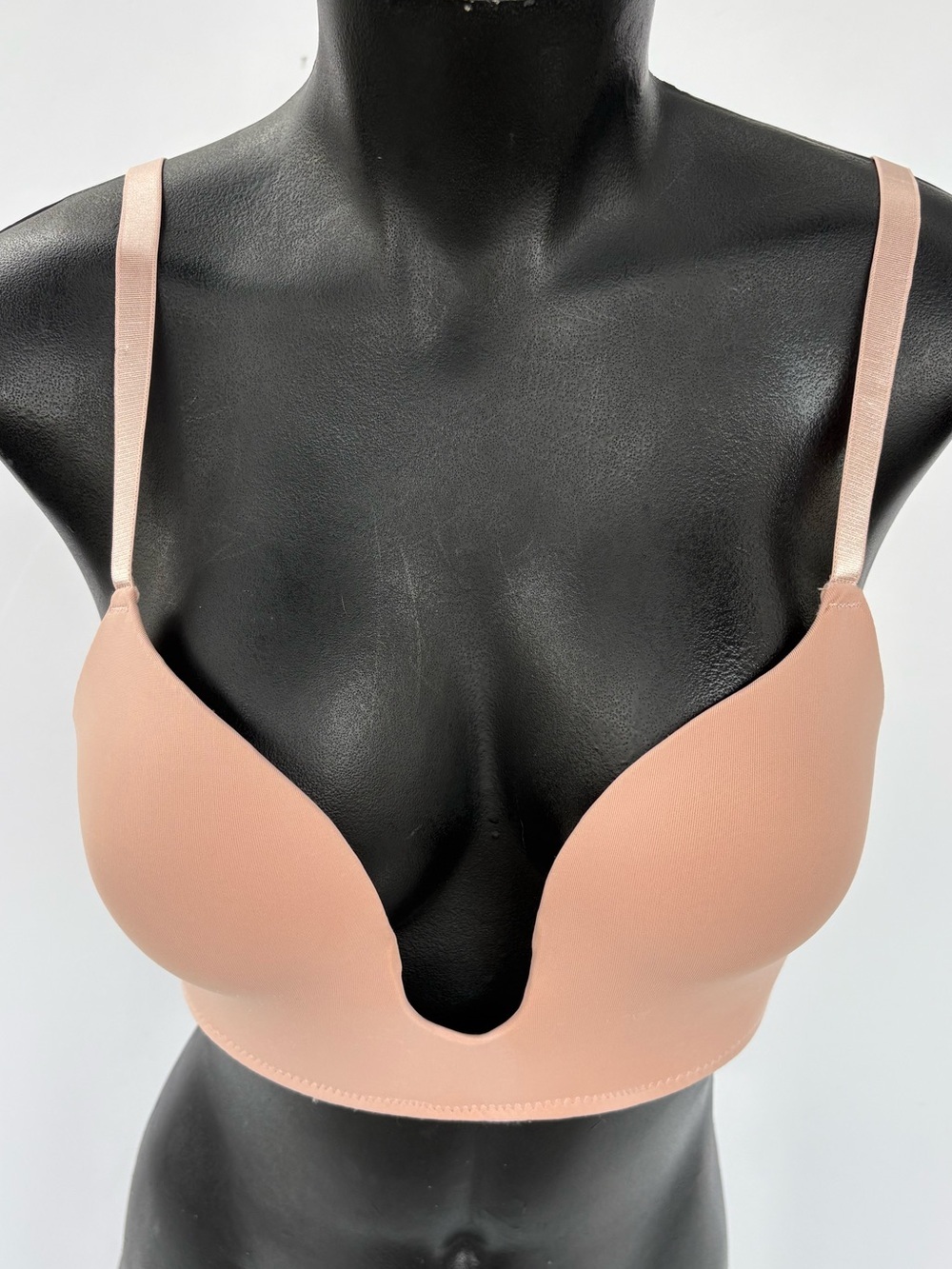 RACHEL Rachel Roy Smooth Plunge Bra - Blush Peach
